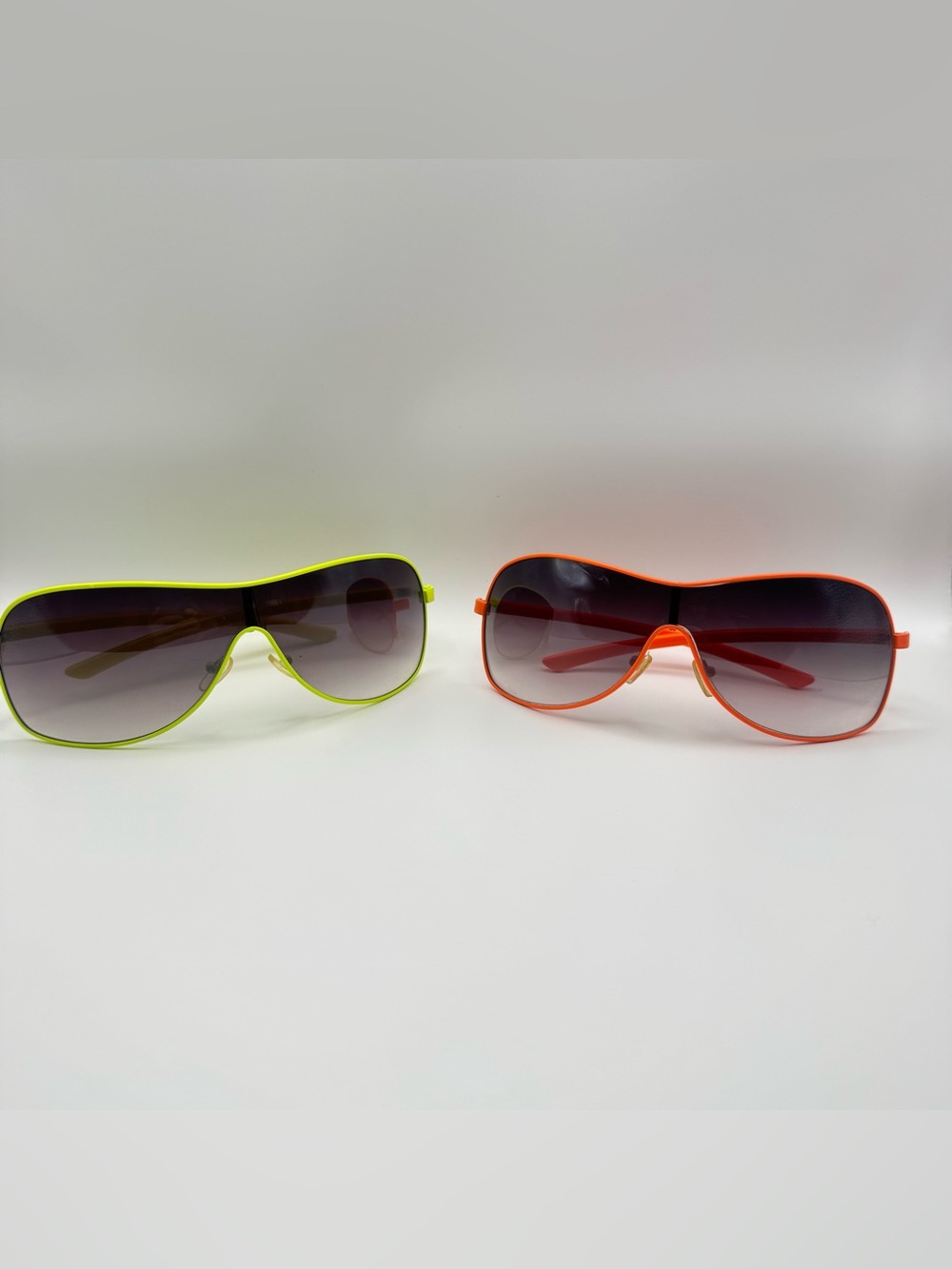 Neon Aviator Sunglasses - Yellow and Orange